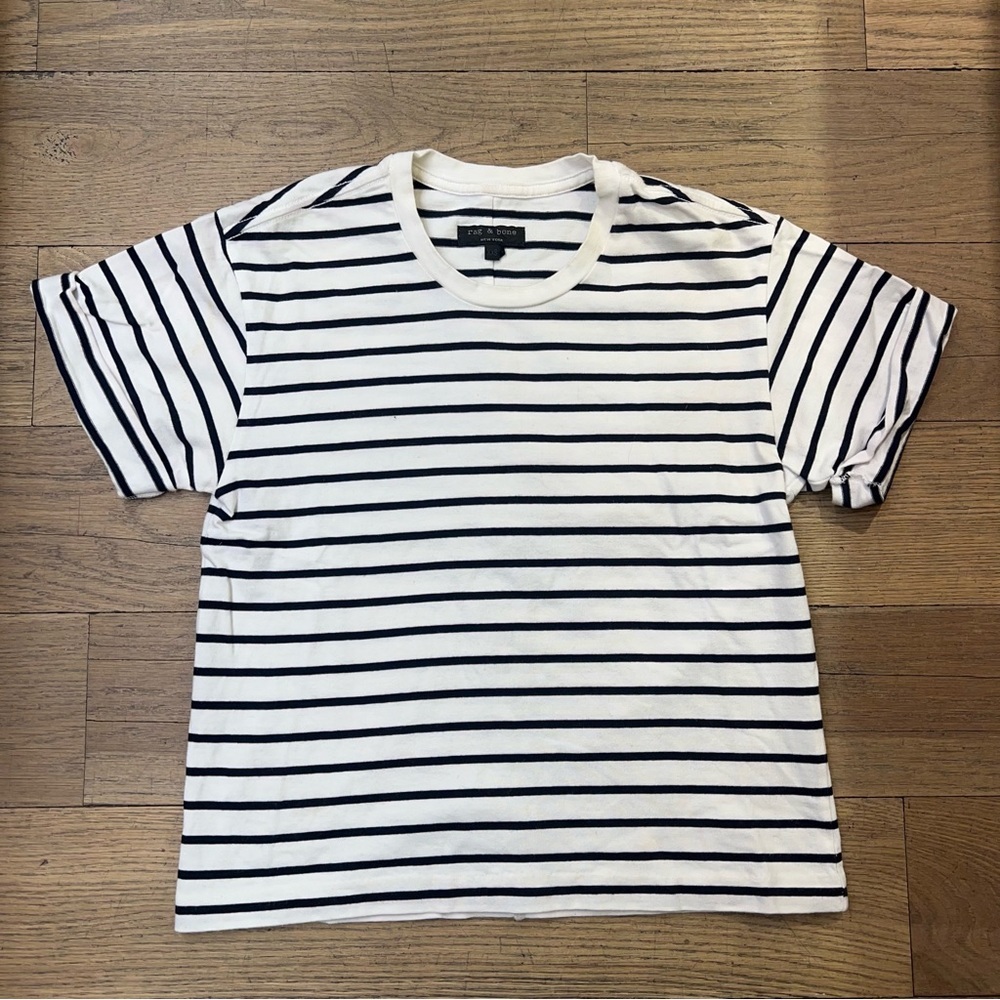 Rag & Bone Striped Tee XXS